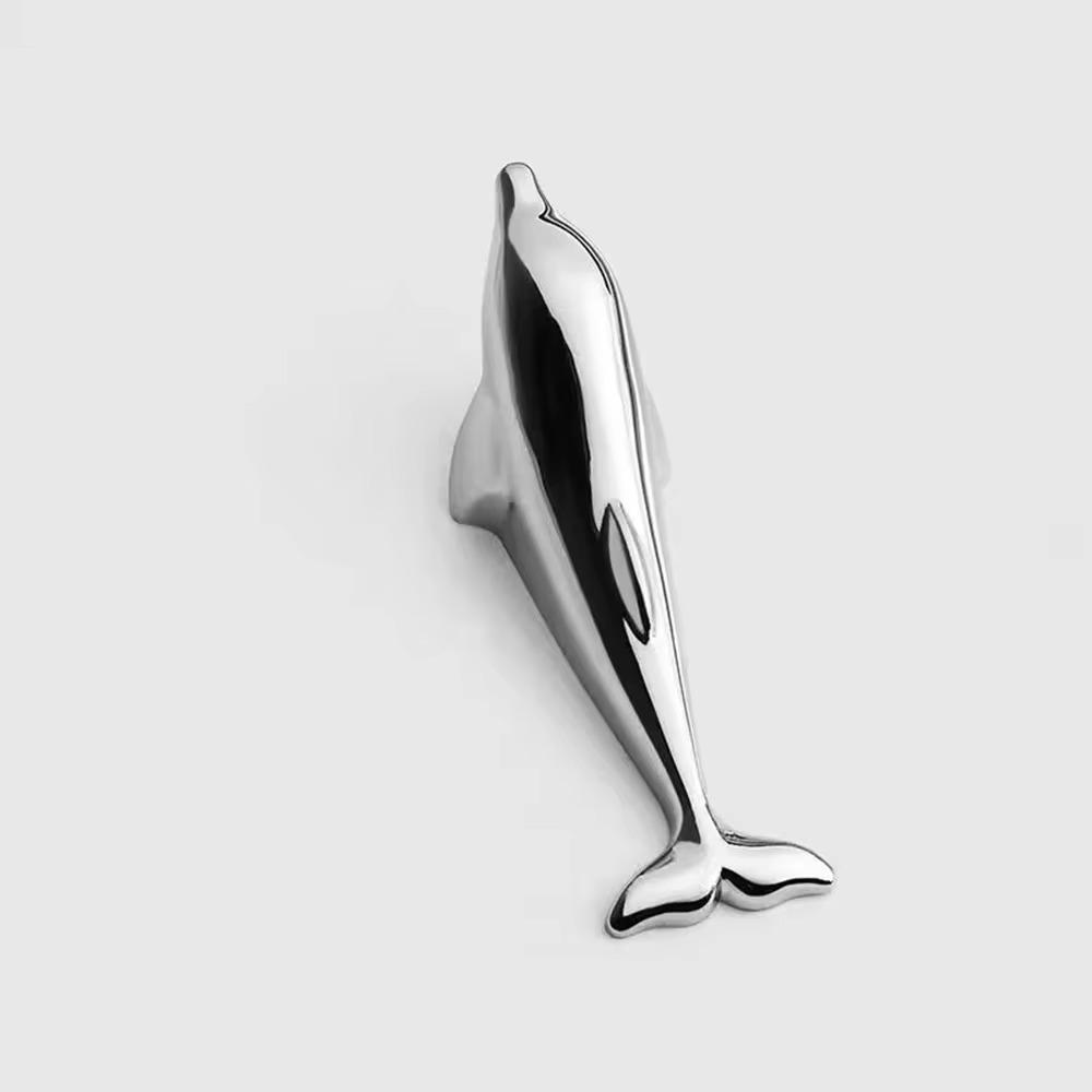 Decorative Key Wall Hanging Hooks Cute Clothes Storage Holder Dolphin Decor Hooks  Living Room