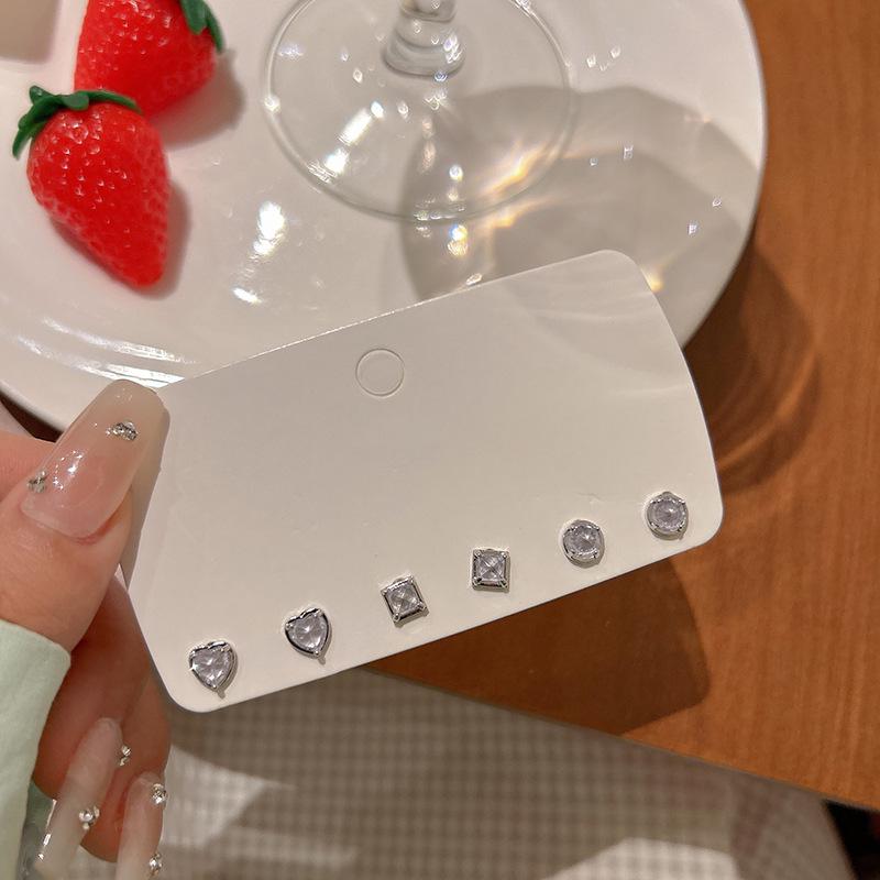 S925 Silver Needle Versatile Earrings Set – High-End, Light Luxury Forest Design for Women