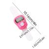 LCD Screen Digital Tally Counter Number Counter Resettable Lap Record Ring Manual Knitting Row Tally Ring For Golfer Training