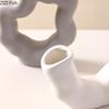 Creative Twisted Irregular Ceramic Vase Plant Pots Table Decoration Ornaments Flower Arrangement Vases Room Aesthetic Decor