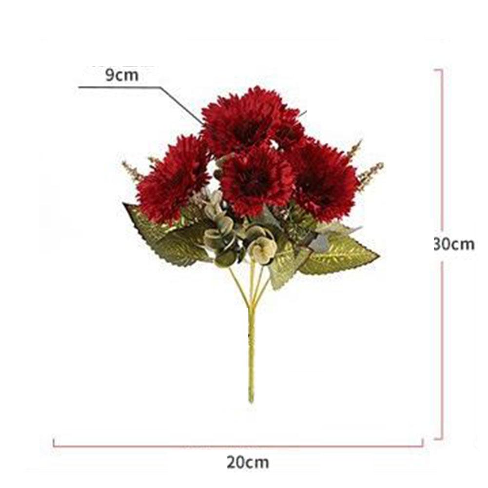 Fragrant Carnation Daisy Sunflower Bouquet Artificial Flower Enhancement