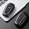 Abs Carbon Fiber Style Car Key Case Cover For Toyota Prius Camry Corolla C-Hr Chr Rav4 Prado