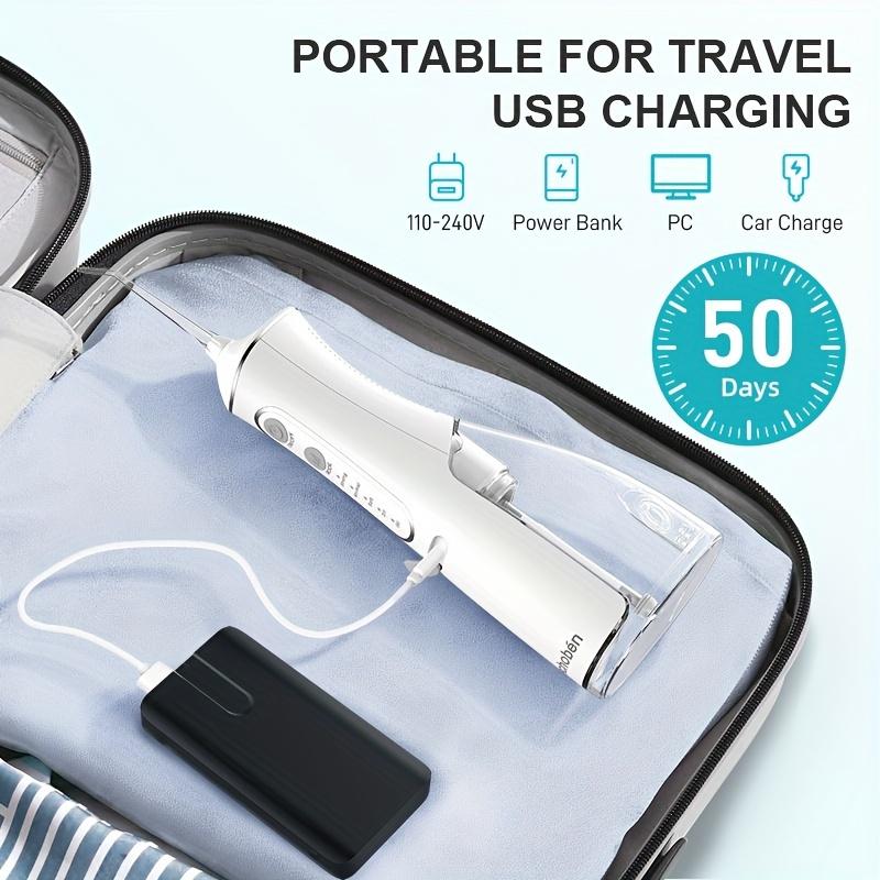 Portable Cordless Water Flosser 4 Cleaning Modes USB Rechargeable 1500mAh Lithium Battery Dental Flosser for Teeth Cleaning Oral Irrigator