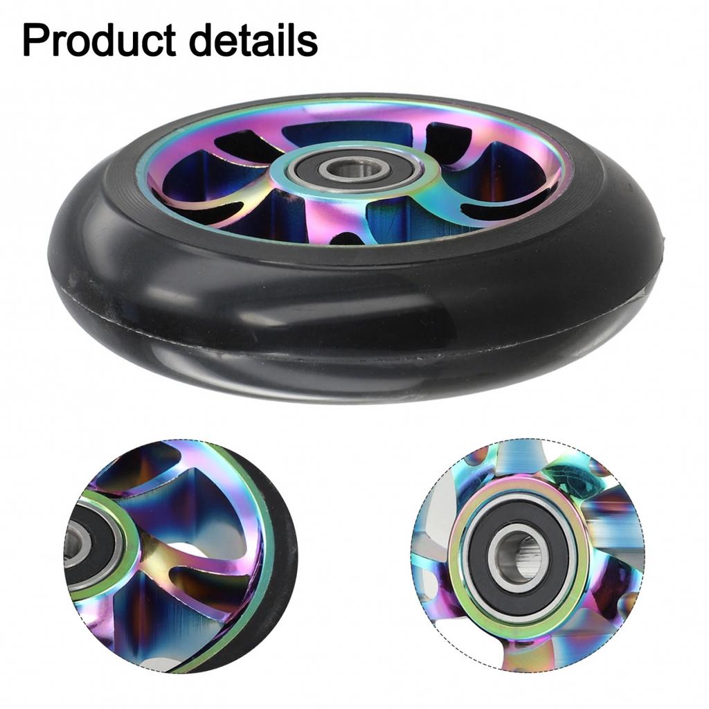 100mm Stunt Wheels Pro Scooter Wheels Good Elasticity