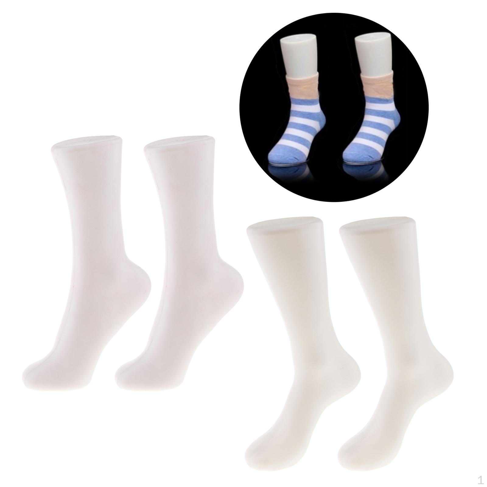 

4 шт. Пластиковые взрослые ноги Модель стопы Инструмент Обувь Сандалии Носки Дисплей