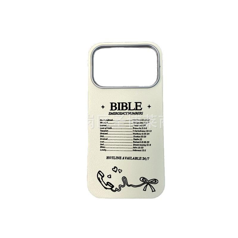 Black English applicable iPhone17promax mobile phone case Apple 16 all-inclusive 15 anti-drop 13 leather pattern protective case
