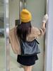 Simple Vintage Solid Color PU Leather Women's Shoulder Bags Versatile Large Capacity Ladies Crossbody Bag Casual Female Handbags