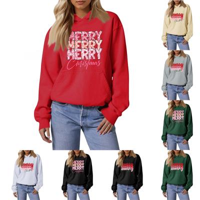Women's Fashion Women's Lightweight Long Sleeve Pullover With Pockets Preppy Graphic Hoodie