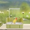 ABBP-Automatic Circulation Parrot Shower Basin, Bago Bird Shower, Bird Bathtub, Large Bird Cleaning Supplies