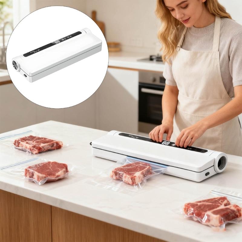 110V Multifunctional Bag Sealer Bag Sealer Bag Sealer Heat Seal Bag Resealer Machine for Plastic Bags Snack Bags Chip