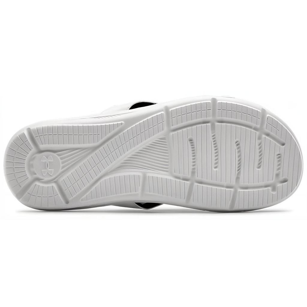 Under Armour Ignite 3 Sandal White Black Unisex Sneakers 3022707-101