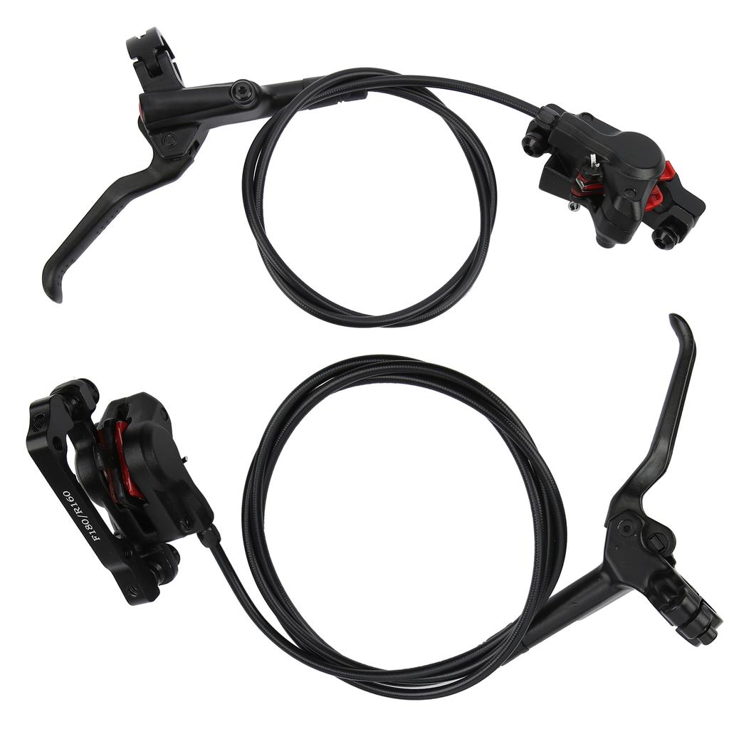 1 Pair Bicycle Hydraulic Disc Brake Mountain Bike Front and Rear Brake Levers Set