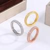 High-quality Geometric White Zircon Ring-925 Silver-plated Women's Fashion Jewelry