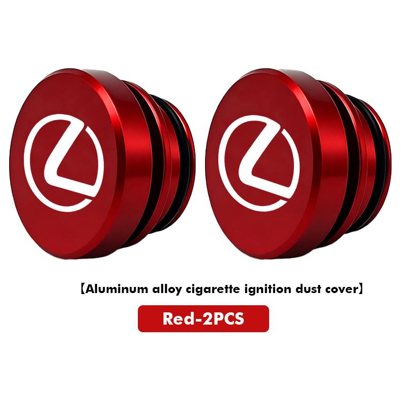 For Lexus Car Logo Cigarette Lighter Dustproof Cap Protective Cover Auto Accessories UX250h RX450h RX300 GX470 CT200h RX400h