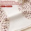Big Size Lady Spring and Autumn Benming Year Red Pure Cotton 10A Antibacterial Extended Crotch Triangle Briefs