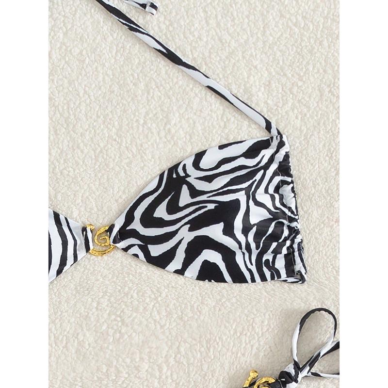 Sexy Print Two Piece Bikini Set Swimsuit Suit Summer New Women's Swimwear Bathing Biquini Suit