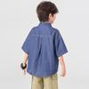 Boys' Vintage Lyocell Denim Short-Sleeve Shirt