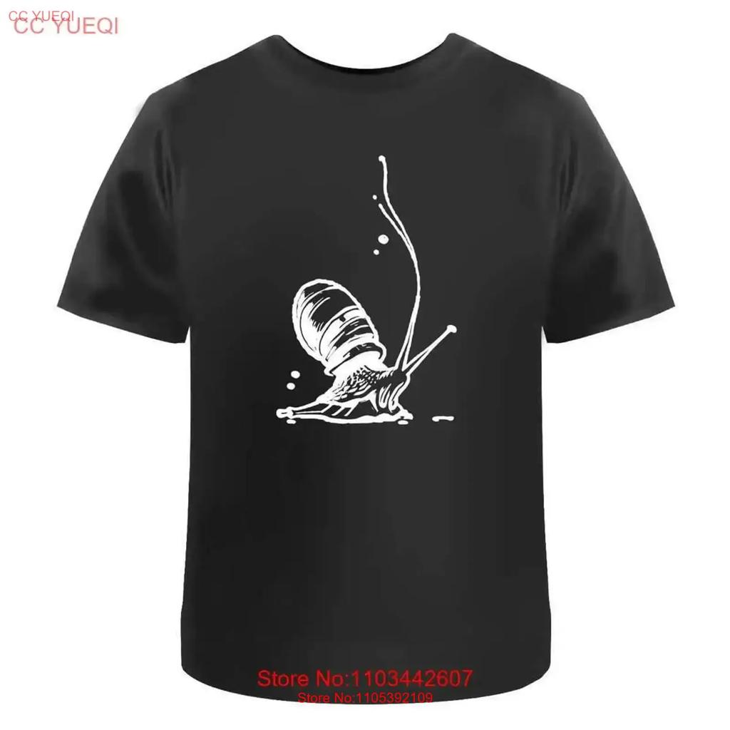 Giant African Land Snail Cotton T Shirt Ta046046 Vintage Washed Unisex Fashion Casual Streetwear Comfortable Homme Graphic