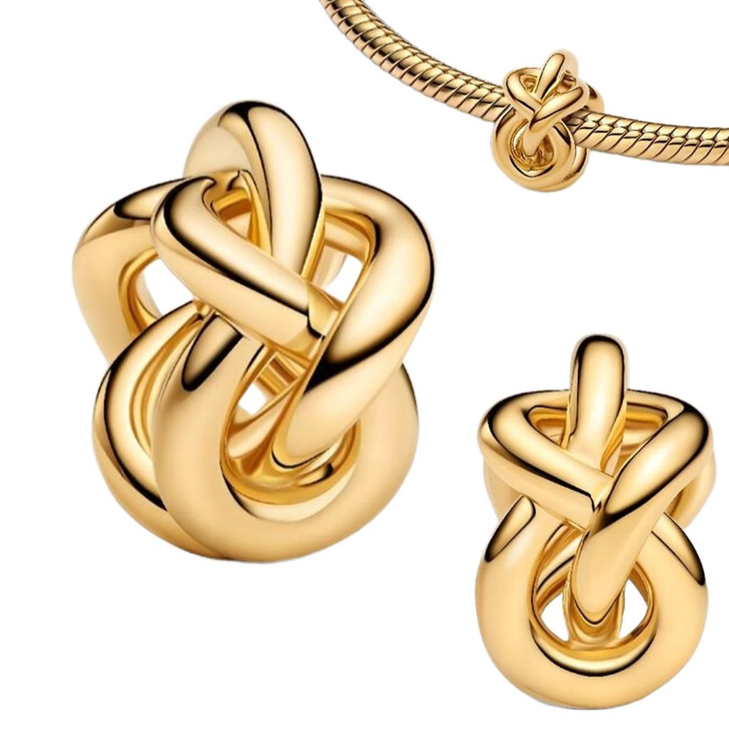 Classics Copper Skiing Penguin Charms Fit Original Bracelets Necklaces Geometric Snowflake Beads Jewelry Diy Gift