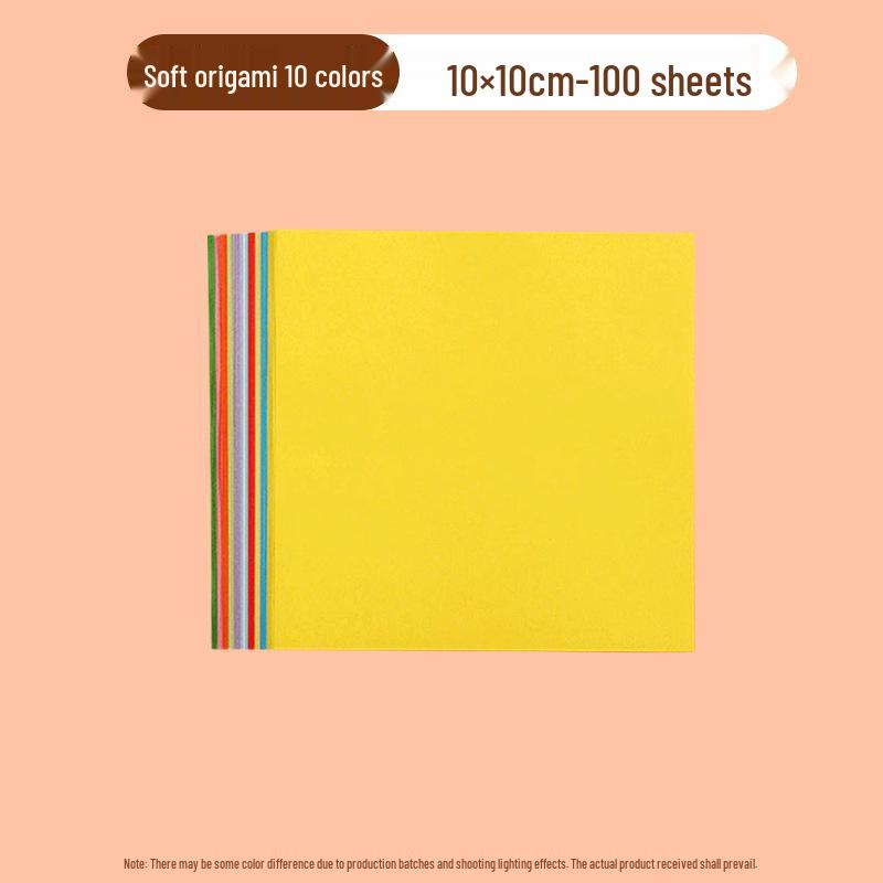 Origami Colored Paper Set for Kids and Students: Handmade Craft, Cutting, and Card Making Materials