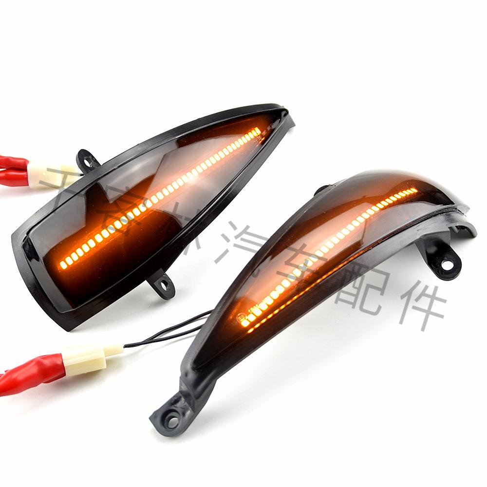Turn Signal Lights with Amber Flowing Indicators for 2006-2011 Honda Civic Eighth Gen Rearview Mirrors.