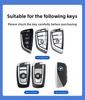 Zinc Alloy Leather Car Key Case Shell Cover For F20 G20 G30 X1 X3 X4 X5 G05 X6 X7 G11 F15 F16 G01 G02 F48 Auto Accessories BM5