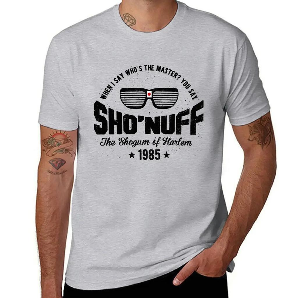 Shonuff Der Meister T-Shirt niedliche Kleidung erhabenes Sommeroberteil T-Shirts für Männer