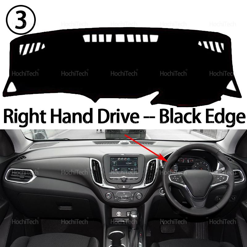 For Chevrolet Equinox 2017 2018  MK3 3rd Gen 3 Holden Equinox Dashboard Cover Avoid Light Pad trument Platform Mat Carpet