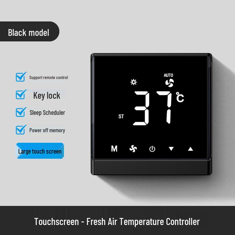 Universal Dual-Speed Exhaust Fan with Remote & LCD Control Panel