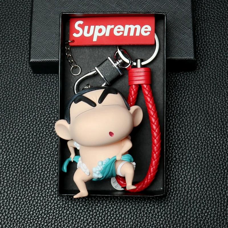 Cartoon Crayon Shin-chan Car Keychain Cute Fashion Backpack Camera Pendant Girls Accessories Holiday Present Kids Anime Toys