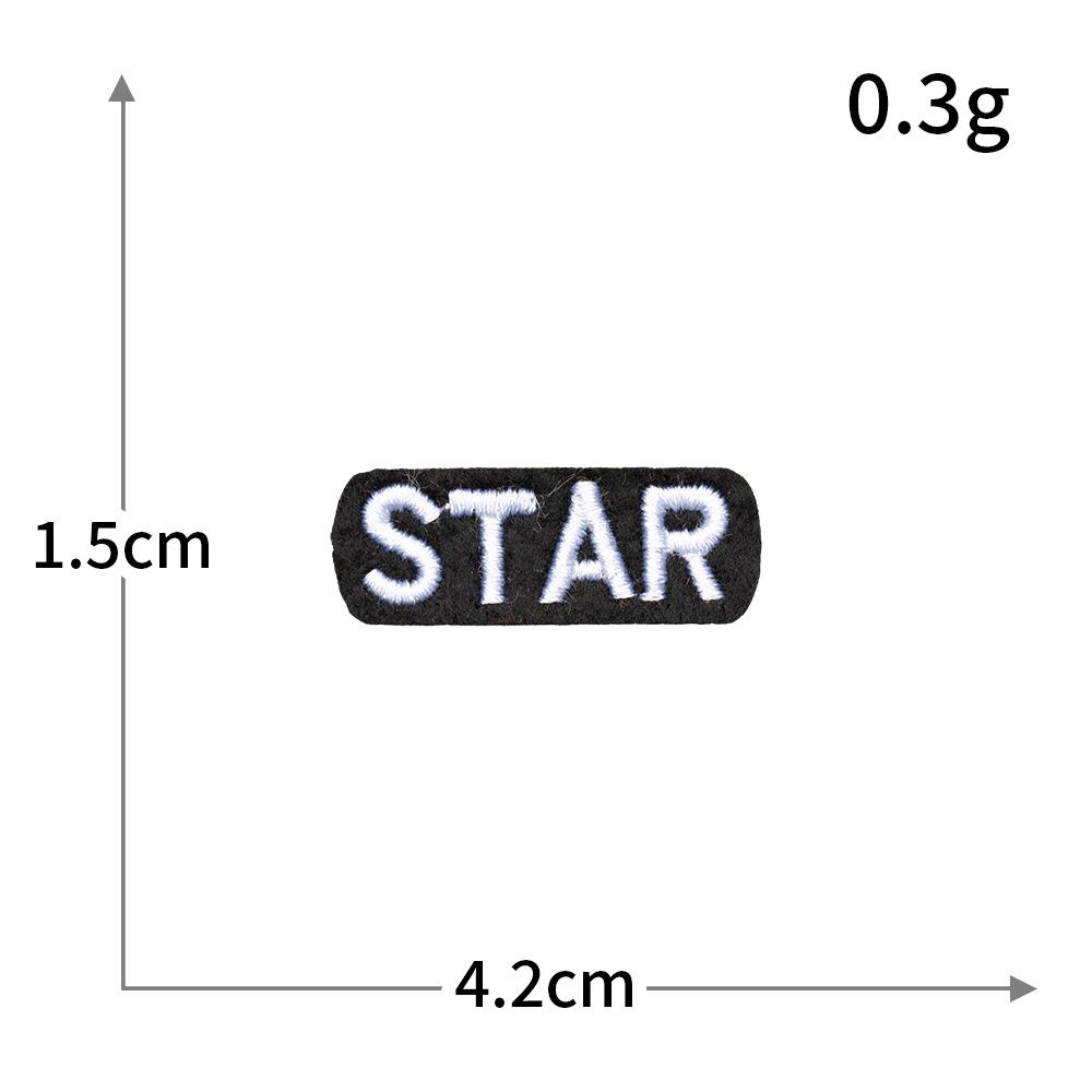 Personalized Trendy Letter Embroidery Patch for Clothes, Jackets, Bags, & Streetwear