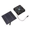 20W Solar Powered Exhaust Fan Powerful 12cm Fan Portable Solar Panel Fan Kit for RV Greenhouse Pet House