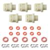Adaptor și Inele de Etanșare pentru Valve Solenoid de Înlocuire Conector pentru Valve Solenoid pentru Întreținerea Aparatelor de Espresso