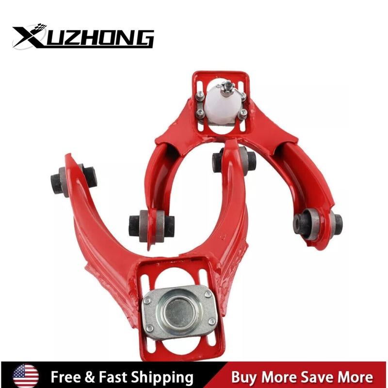 Front JDM Adjustable A-Arms Control Camber Kit Red For 96-00 Honda Civic EJ EK