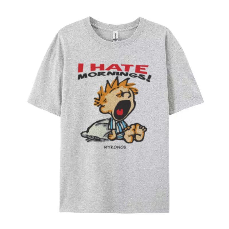 90s Retro Cartoon Graphic Tees Hippie Funny T Shirt Summer Fashion Oversized Streetwear Tops Women Y2k Grunge Aesthetic Clothes