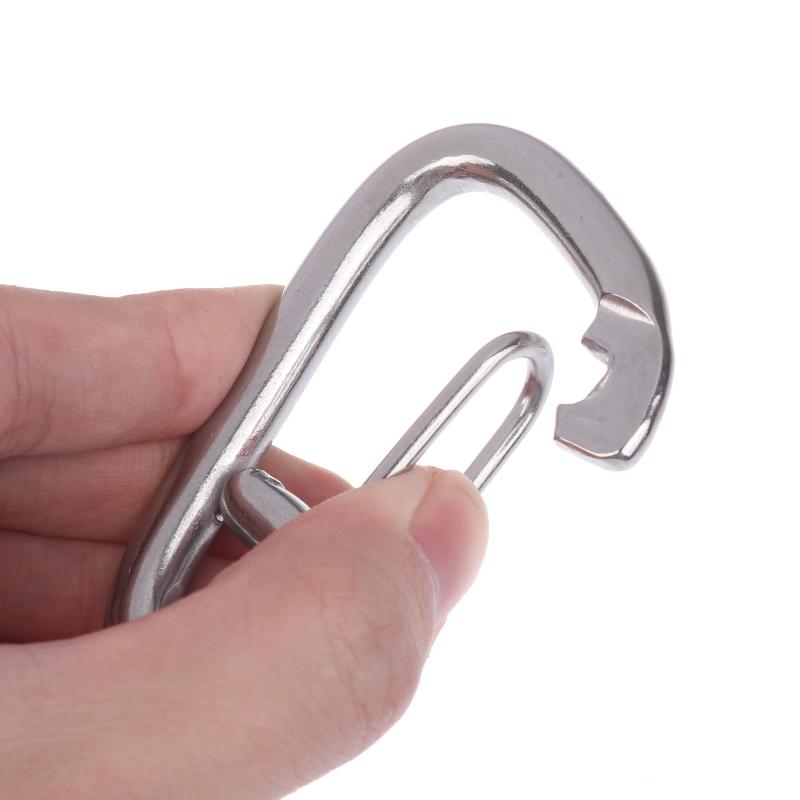Simple Stainless Steel Scuba Diving Buckle Clip Heavy Duty Camping Carabiner Hooks Outdoor Safety Diving Buckle Clip