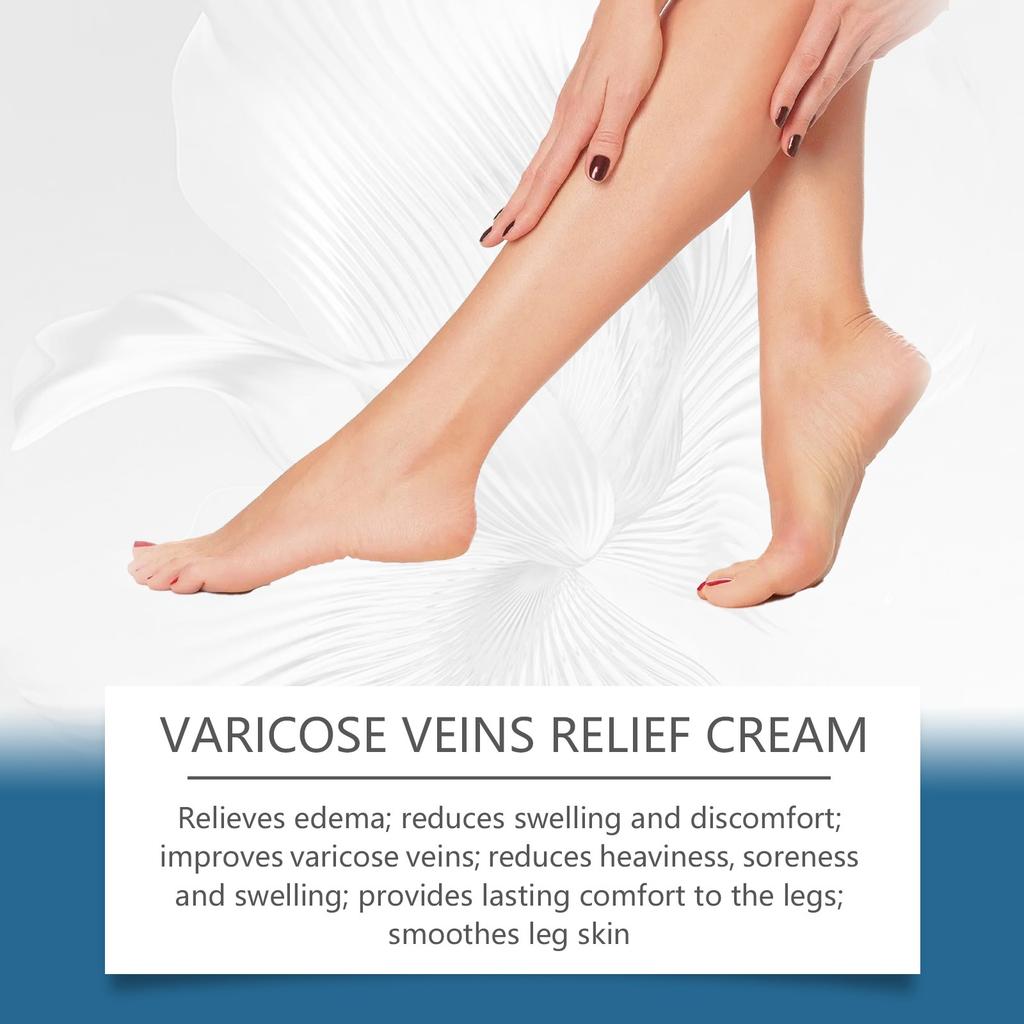 Varicose Vein Relief Cream Leg Massage Care Massage, Blue Veins And Red Blood Vessels  Varicose Veins,  Leg Fatigue And Soreness, Reduce Swelling A