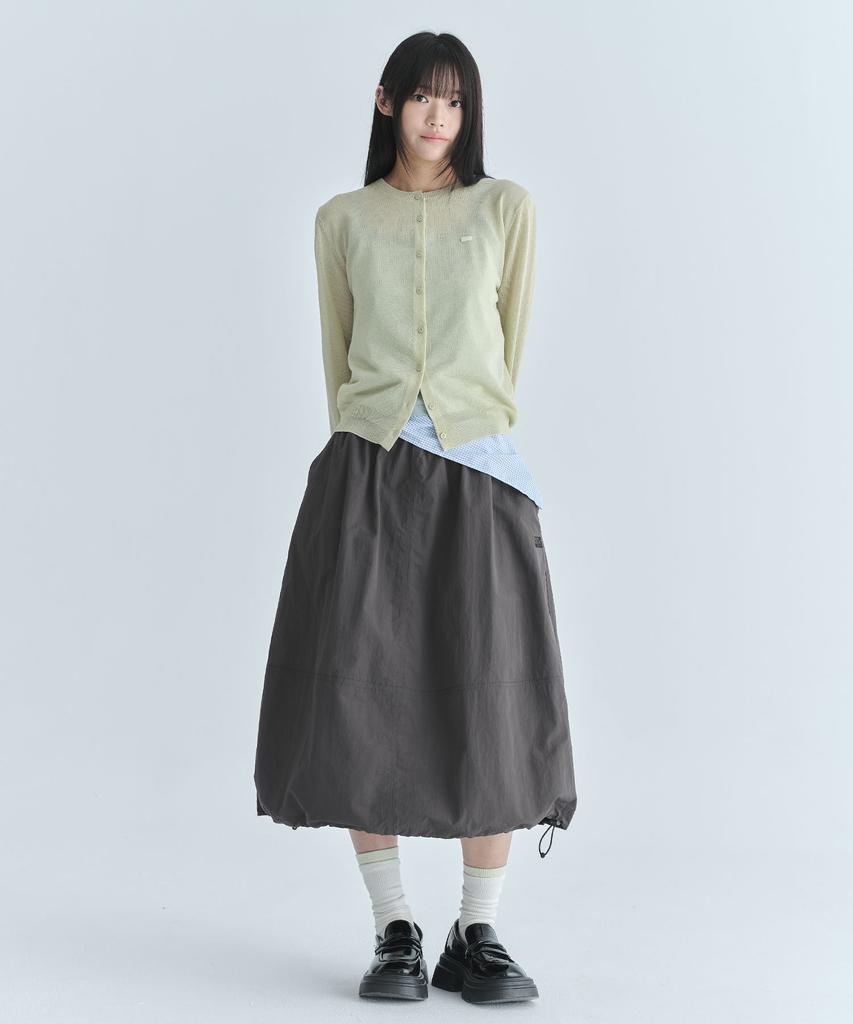 CGP (Women'S) Nylon Long Skirt - Charcoal