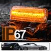 Mingrui Test 2pcs Amber LED Side Marker Lights Ni.ssan 180SX JDM Spec 1989-1998 Front