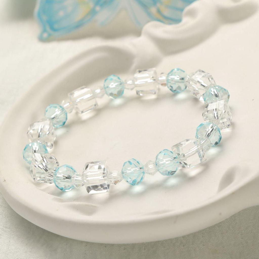 Mori Style Mermaid Crystal Bracelet - Sweet, Versatile Design for Women, Students, and Best Friends.