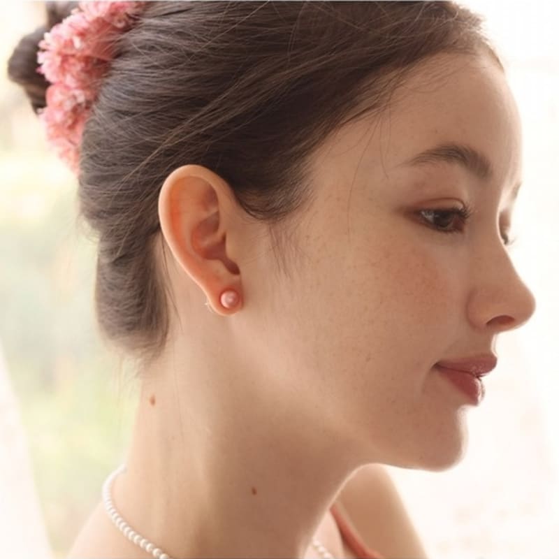 Dana Burton Tinted Love Ball Earrings_8mm