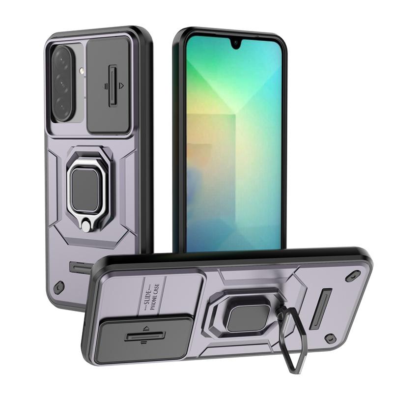 For Samsung A26 Case Cover Samsung Galaxy A26 Capas New Phone Bumper Back Slide Camera Lens Ring Holder Fundas Samsung A26 A 26