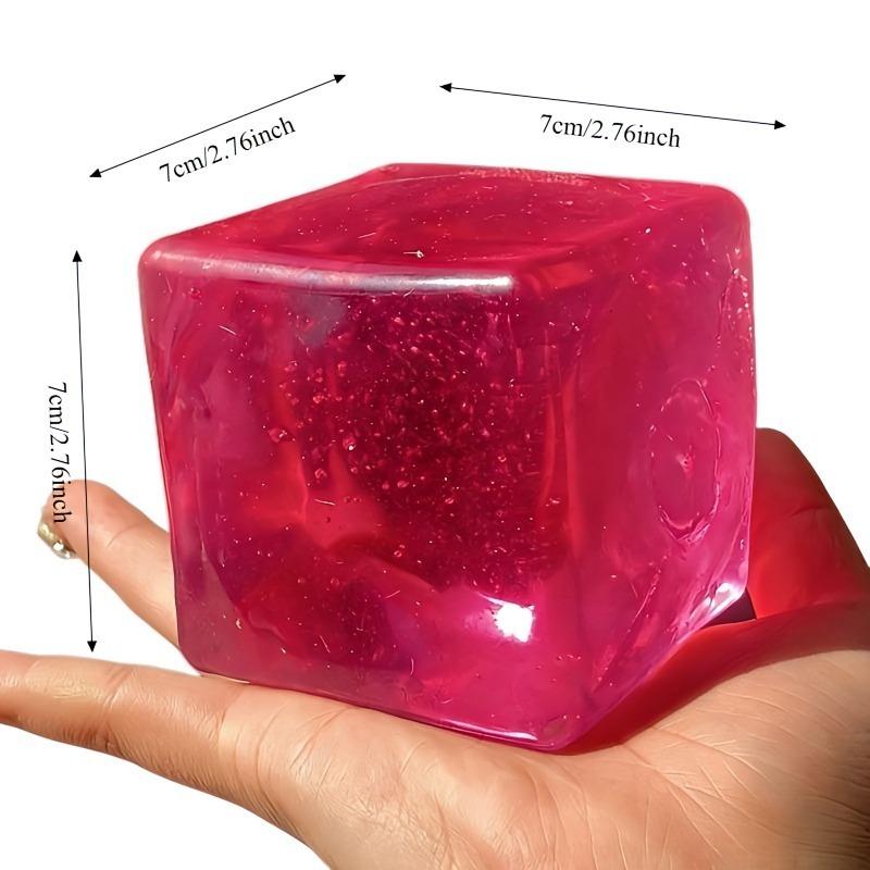 Cubetti di Ghiaccio Extra Maltosio Fidget Squishes Impastare Aspetto Cristallo di Ghiaccio Maltosio Giocattolo da Spremere Squishy Sfogare Regalo Taglia Larga