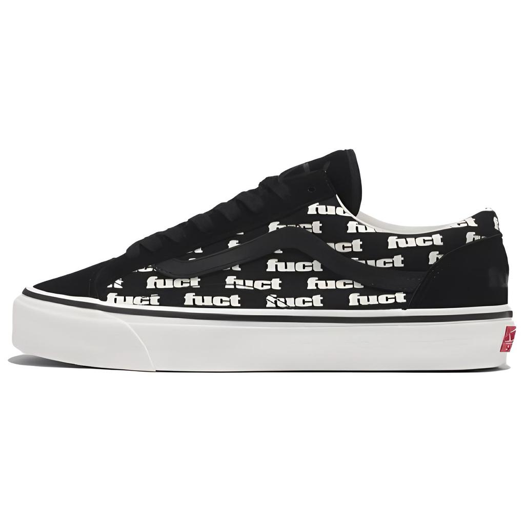 Vans Fuct X Slam Jam X Authentic Og Style 36 Low Top Skate Shoes Unisex Sneakers Black VN000NBKT501