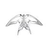 2026 New Mechanical Bird Ear Clip for Women Personality Silver Color Metal Swallow Non Piercing Earrings Ear Cuff Y2K Jewelry