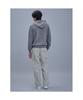 SHIFT.G Wool Texture Hoodie Sweater Gray