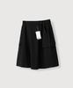 MOOD INSIDE Half-Banding Single-Pleat Cotton Cargo Bermuda Pants_Black