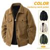 Frühlings- und Herbst Herren Cord Reversjacke 2025 Herren Neue Amerikanische Retro Marke Locker und Schön Mehrfach-Taschen Cargo Jacke