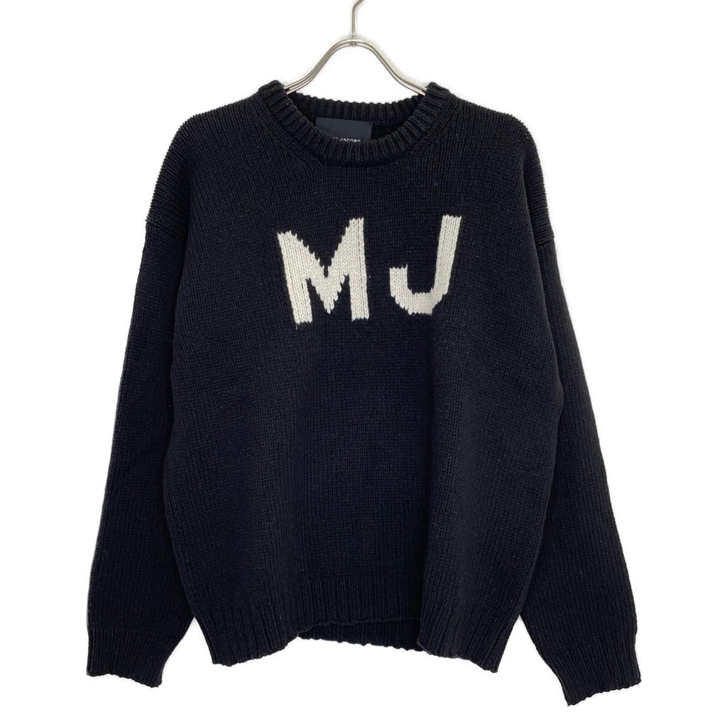 MARC JACOBS Black MJ Logo Crew Neck Sweatshirt tops M blackUsed