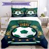 3pcs Duvet Cover Set (1*Duvet Cover + 2*Pillowcase, Without Core), Club Santos Laguna Print Soft All‑Season Bedding Set, Home Bedroom Decor Gift